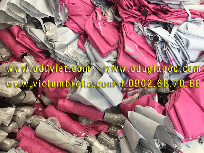 xưởng sản xuất ô dù cầm tay in logo quảng cáo